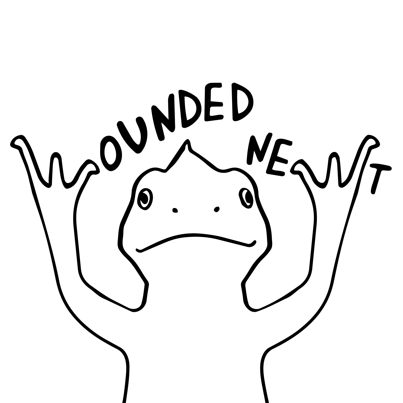 Wounded Newt